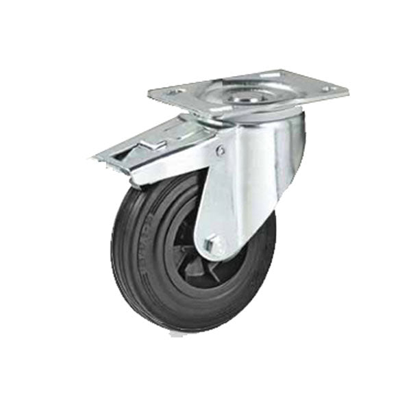 Roues de secours RNTS - ROUE en caoutchouc noir avec centre en plastique et SUPPORT - CHARGES MOYENNES - POUR CHARIOTS - TRANSPORT - INDUSTRIEL (Pack de 2 pièces) Roues de secours RNTS - ROUE en caoutchouc noir avec centre en plastique et SUPPORT - CHARGES MOYENNES - POUR CHARIOTS - TRANSPORT - INDUSTRIEL (Pack de 2 pièces)